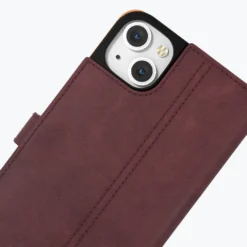 Apple IPhone 14 - Vintage Leather Wallet Phone Case 38 Apple IPhone 14 - Vintage Leather Wallet Phone Case -Union Store Plum 2022 09 02T150639.406