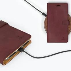 Apple IPhone 8 Plus - Vintage Leather Wallet Phone Case -Union Store Plum 17 807b79f9 1d41 4935 acbf 5b8fbcffdb3a