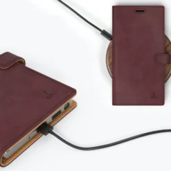 Samsung Galaxy Note 20 Ultra - Vintage Leather Wallet Phone Case -Union Store Plum 40