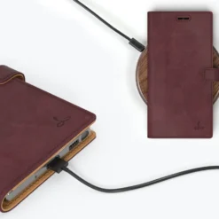 Samsung Galaxy Note 20 - Vintage Leather Wallet Phone Case -Union Store Plum 46