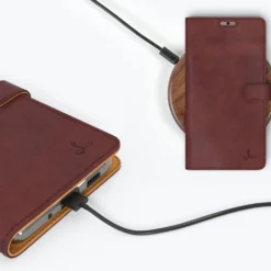 Samsung Galaxy S20 Plus - Vintage Leather Wallet Phone Case -Union Store Plum 75