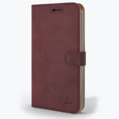 Apple IPhone 12 - Vintage Leather Wallet Phone Case -Union Store Plum 83