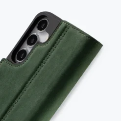 Samsung Galaxy S24 - Vintage Leather Wallet Phone Case -Union Store SamsungGalaxyS24Plus VintageWallet BottleGreen5