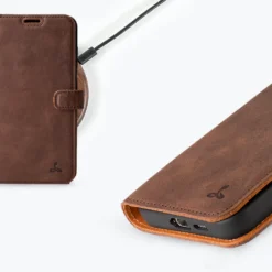 Samsung Galaxy S24 Plus - Vintage Leather Wallet Phone Case -Union Store SamsungGalaxyS24Plus VintageWallet Chestnut4 1553018e ce97 4aab a9d5 fd00b51c4948