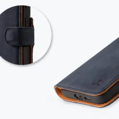 Samsung Galaxy S24 Plus - Vintage Leather Wallet Phone Case -Union Store SamsungGalaxyS24Plus VintageWallet Navy3 ec534c50 2ba8 48c0 9e70 1a2ee4130e73