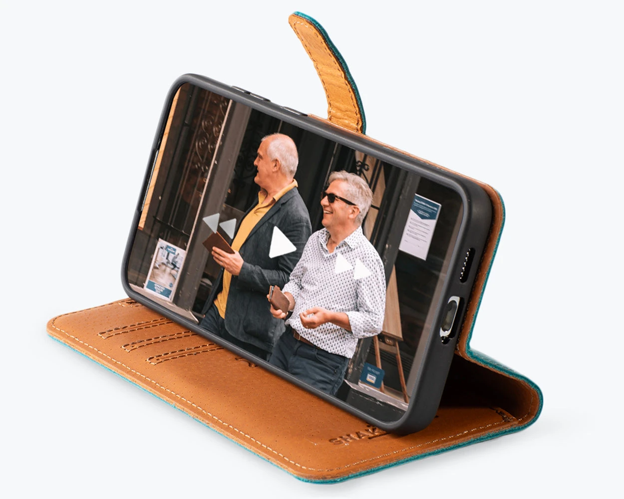 Samsung Galaxy S25 Plus - Vintage Leather Wallet Phone Case 20 Samsung Galaxy S25 Plus - Vintage Leather Wallet Phone Case - Image 20