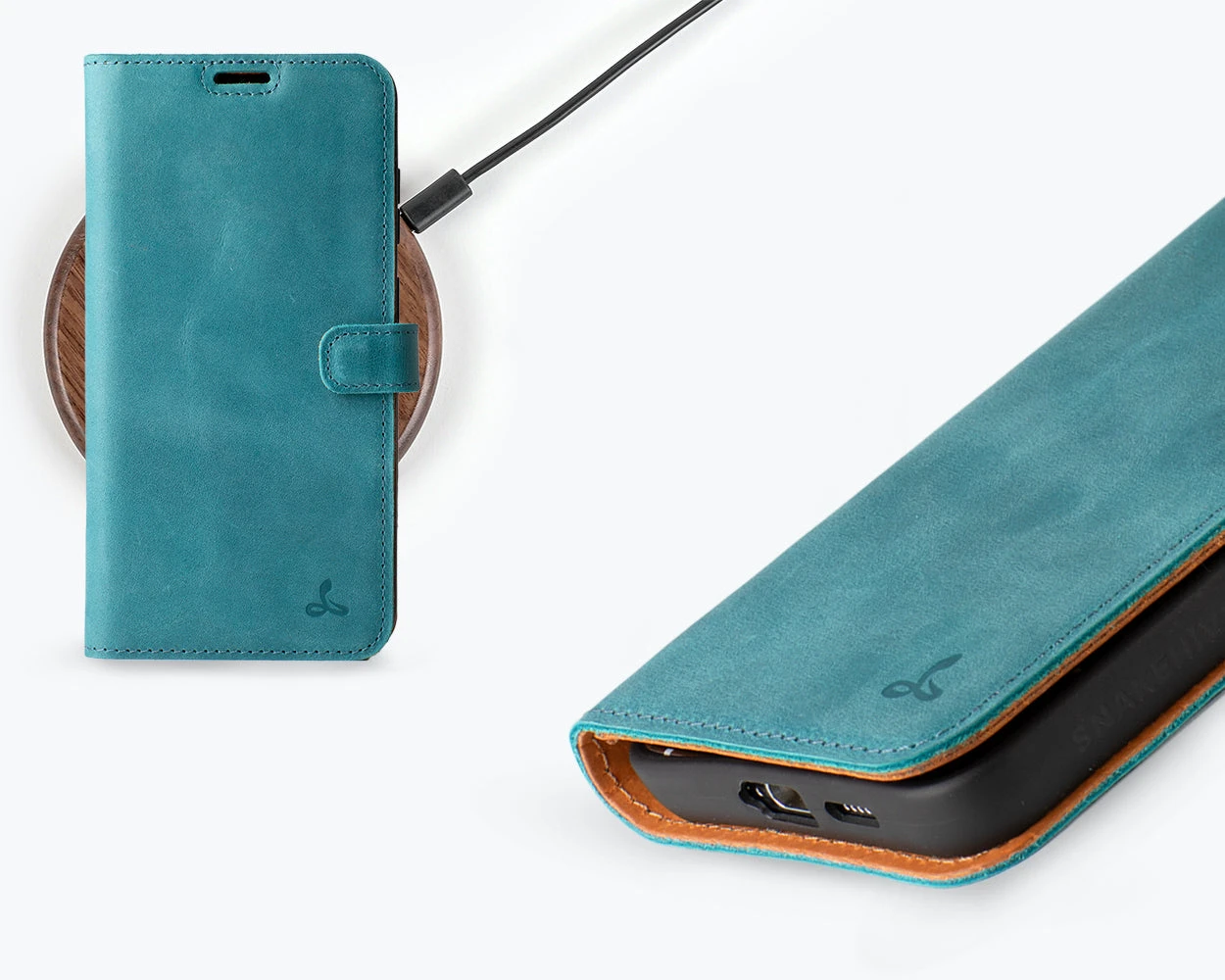 Samsung Galaxy S25 Plus - Vintage Leather Wallet Phone Case 15 Samsung Galaxy S25 Plus - Vintage Leather Wallet Phone Case - Image 15