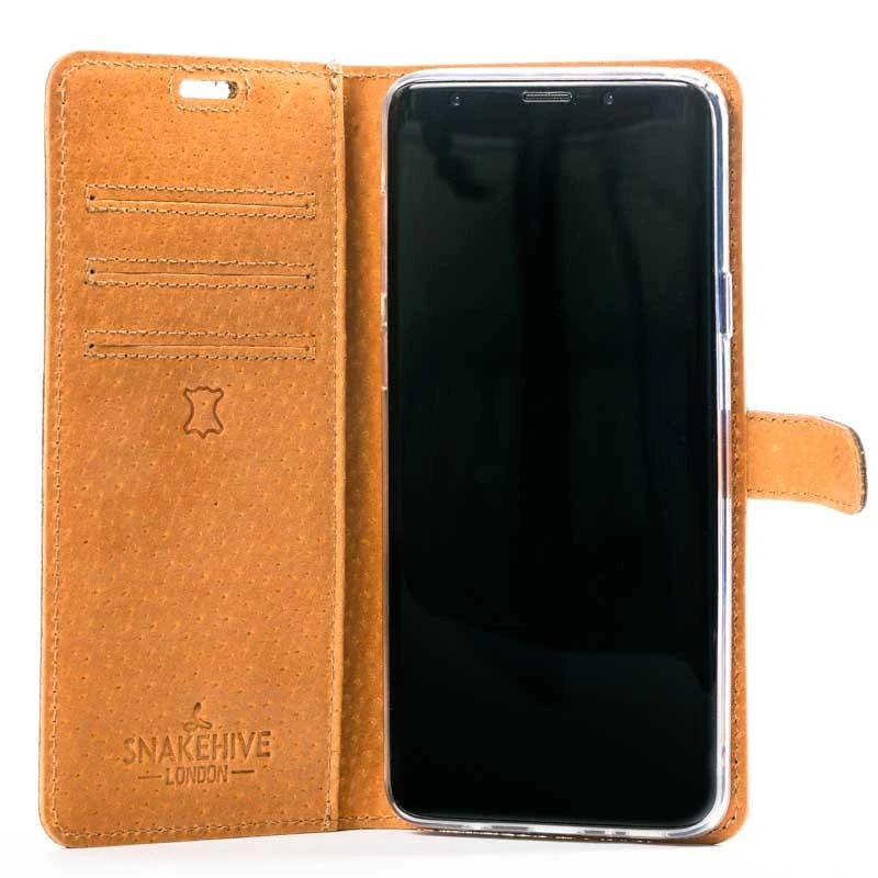 Samsung Galaxy S9 Plus - Vintage Leather Wallet Phone Case 12 Samsung Galaxy S9 Plus - Vintage Leather Wallet Phone Case - Image 12
