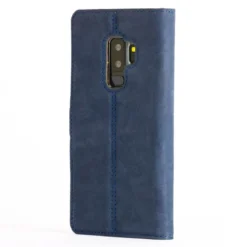 Samsung Galaxy S9 Plus - Vintage Leather Wallet Phone Case 30 Samsung Galaxy S9 Plus - Vintage Leather Wallet Phone Case -Union Store SamsungGalaxyS9 VintageLeatherWalletNavyBlue 2