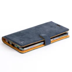 Samsung Galaxy S9 Plus - Vintage Leather Wallet Phone Case 35 Samsung Galaxy S9 Plus - Vintage Leather Wallet Phone Case -Union Store SamsungGalaxyS9 VintageLeatherWalletNavyBlue 5