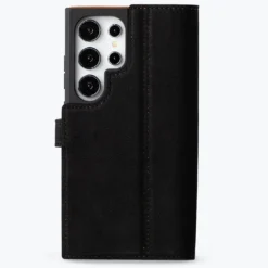 Samsung Galaxy S25 Ultra - Vintage Leather Wallet Phone Case -Union Store SamsungS24Ultra VintageWallet Black7 1