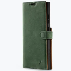 Samsung Galaxy S25 Ultra - Vintage Leather Wallet Phone Case -Union Store SamsungS24Ultra VintageWallet BottleGreen1 b0dbd226 3938 4762 bd03 dc9c248989e1