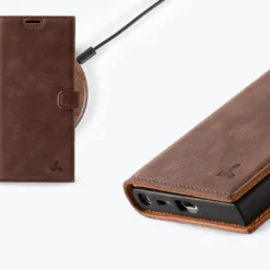 Samsung Galaxy S24 Ultra - Vintage Leather Wallet Phone Case -Union Store SamsungS24Ultra VintageWallet Chestnut4