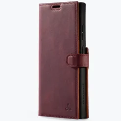 Samsung Galaxy S25 Ultra - Vintage Leather Wallet Phone Case -Union Store SamsungS24Ultra VintageWallet Plum1 b555b6dd 4299 457a a4da 339f11ee6cc3
