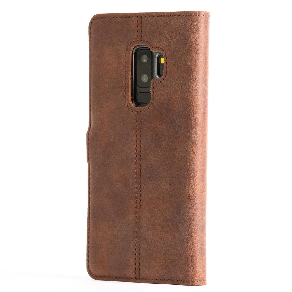 Samsung Galaxy S9 Plus - Vintage Leather Wallet Phone Case 7 Samsung Galaxy S9 Plus - Vintage Leather Wallet Phone Case - Image 7