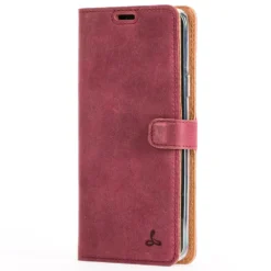 Samsung Galaxy S9 Plus - Vintage Leather Wallet Phone Case 24 Samsung Galaxy S9 Plus - Vintage Leather Wallet Phone Case -Union Store SamsungS9 VintageLeatherWalletPlum 2