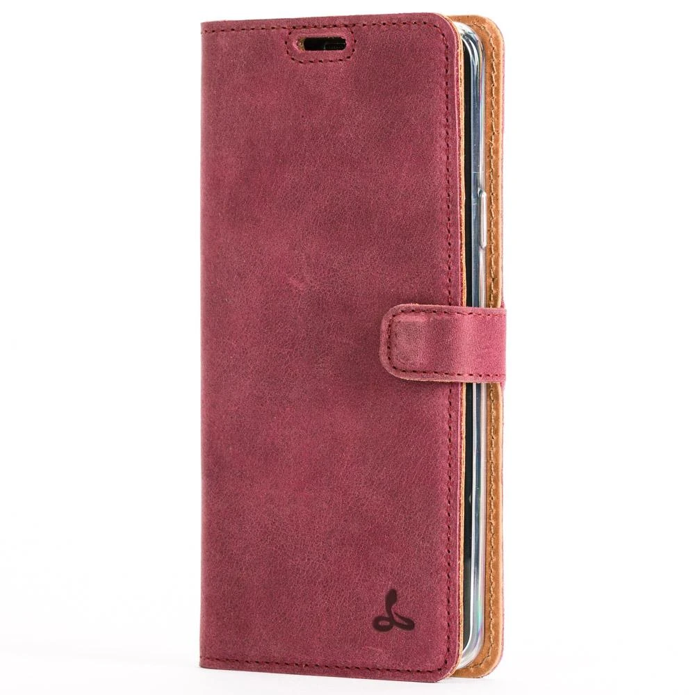 Samsung Galaxy S9 Plus - Vintage Leather Wallet Phone Case 5 Samsung Galaxy S9 Plus - Vintage Leather Wallet Phone Case - Image 5