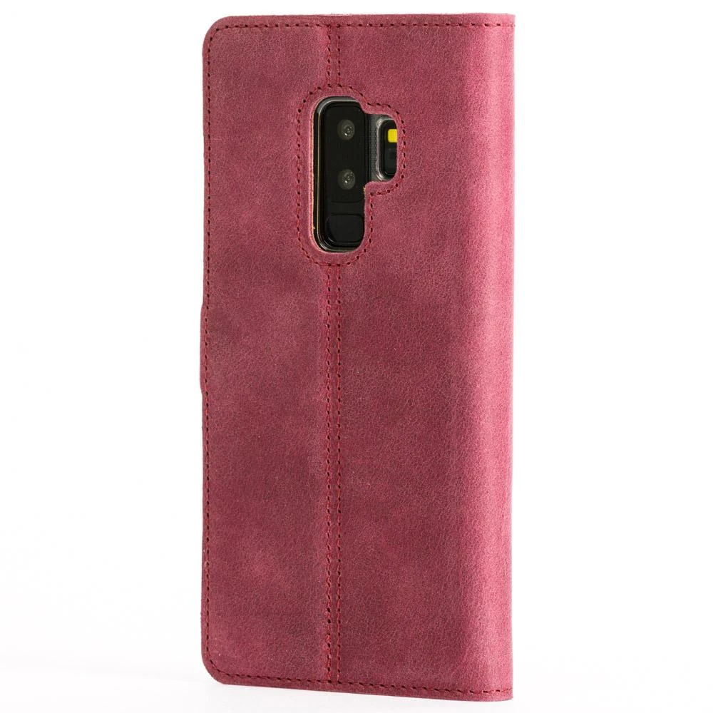 Samsung Galaxy S9 Plus - Vintage Leather Wallet Phone Case 10 Samsung Galaxy S9 Plus - Vintage Leather Wallet Phone Case - Image 10