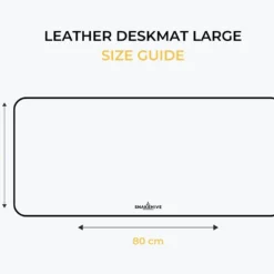 Metro Leather Desk Mat - Large -Union Store SnakehiveLeatherDeskMatLargeSizeGuide
