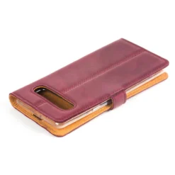 Samsung Galaxy S10 - Vintage Leather Wallet Phone Case -Union Store SnakehiveVintageWalletSamsung5GPlum 4 cf03d41f 98bd 4e59 ba4c c8cccb1b7a5b