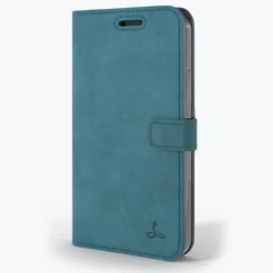 Apple IPhone 12 - Vintage Leather Wallet Phone Case -Union Store Teal 43