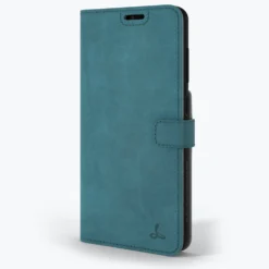 Samsung Galaxy S21 FE - Vintage Leather Wallet Phone Case -Union Store Teal 68 1