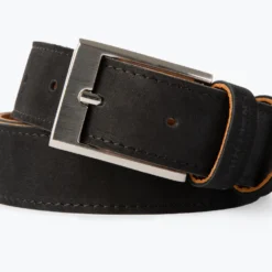 Vintage Leather Belt -Union Store VintageBelt Black 1