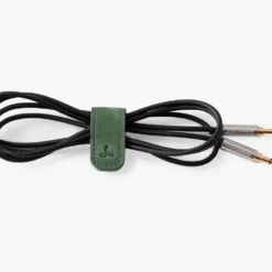 Vintage Leather Small Cable Ties (Pack Of 3) -Union Store VintageCableTies BottleGreen4