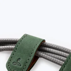 Vintage Leather Small Cable Ties (Pack Of 3) -Union Store VintageCableTies BottleGreen6