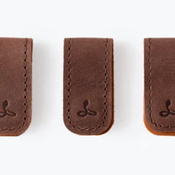 Vintage Leather Small Cable Ties (Pack Of 3) -Union Store VintageCableTies Chestnut1