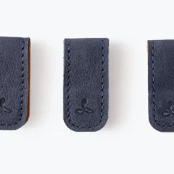 Vintage Leather Small Cable Ties (Pack Of 3) -Union Store VintageCableTies Navy1