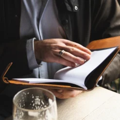 Vintage A5 Leather Notebook Cover -Union Store accessories listing shots 3 720