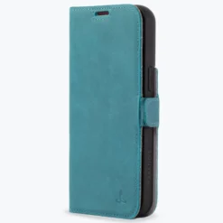 Apple IPhone 14 Pro Max - Vintage Leather Wallet Phone Case (Side Clasp) -Union Store apple iphone 14 pro max vintage leather wallet side clasp teal apple iphone 14 pro max 568220