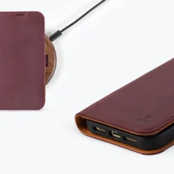 Apple IPhone 14 Pro Max - Vintage Leather Wallet Phone Case (Side Clasp) -Union Store apple iphone 14 pro max vintage leather wallet side clasp teal apple iphone 14 pro max 619752