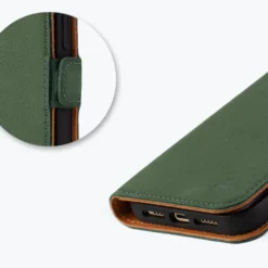 Apple IPhone 14 Pro Max - Vintage Leather Wallet Phone Case (Side Clasp) -Union Store apple iphone 14 pro max vintage leather wallet side clasp teal apple iphone 14 pro max 778689