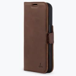 Apple IPhone 15 Pro - Vintage Leather Wallet Phone Case (Side Clasp)