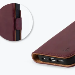 Apple IPhone 14 Pro - Vintage Leather Wallet Phone Case (Side Clasp) -Union Store apple iphone 14 pro vintage leather wallet side clasp teal apple iphone 14 pro 150034