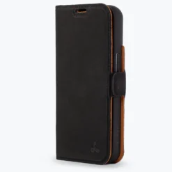 Apple IPhone 14 - Vintage Leather Wallet Phone Case (Side Clasp) -Union Store apple iphone 14 vintage leather wallet side clasp black apple iphone 14 448985