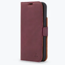 Apple IPhone 14 - Vintage Leather Wallet Phone Case (Side Clasp) -Union Store apple iphone 14 vintage leather wallet side clasp plum apple iphone 14 175510