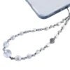 Glitter Pearl Phone Charm Strap