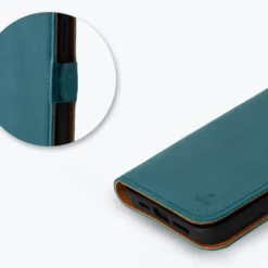 Apple IPhone 15 Plus - Vintage Leather Wallet Phone Case (Side Clasp) -Union Store iPhone15PlusSideClasp4.3