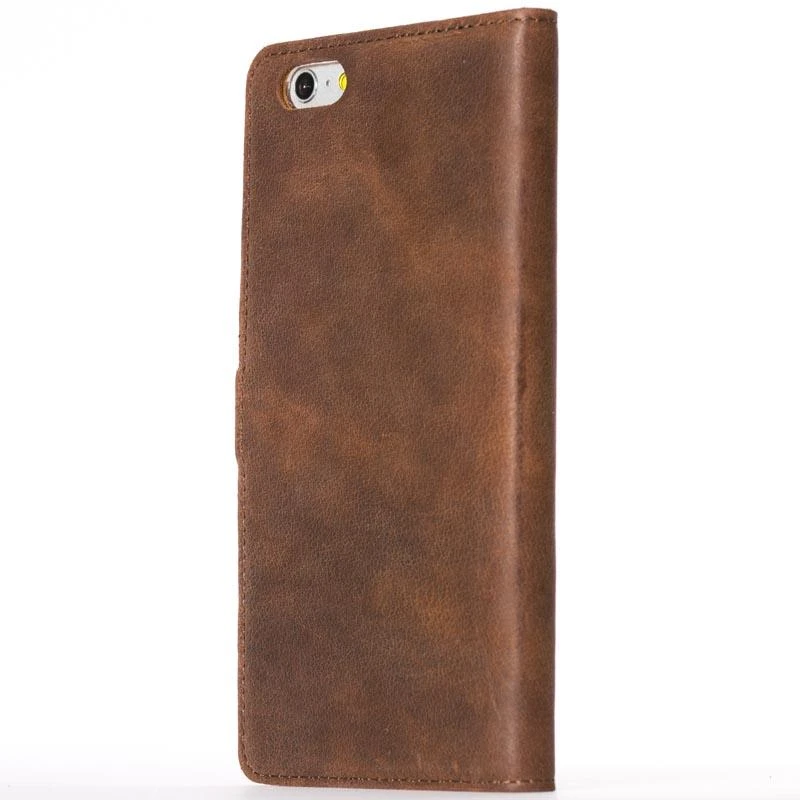 Apple IPhone 6/6S Plus - Vintage Leather Wallet Phone Case 6 Apple IPhone 6/6S Plus - Vintage Leather Wallet Phone Case - Image 6