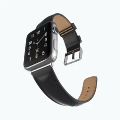 Metro Leather Apple Watch Strap -Union Store metro leather watch strap for apple series watches jet black 38 40 41mm 539780