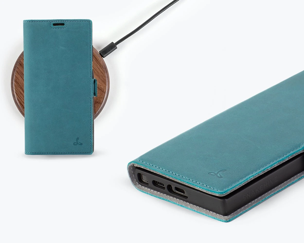 Samsung Galaxy S24 Ultra - Vintage Leather Wallet Phone Case (Side Clasp) 15 Samsung Galaxy S24 Ultra - Vintage Leather Wallet Phone Case (Side Clasp) - Image 15