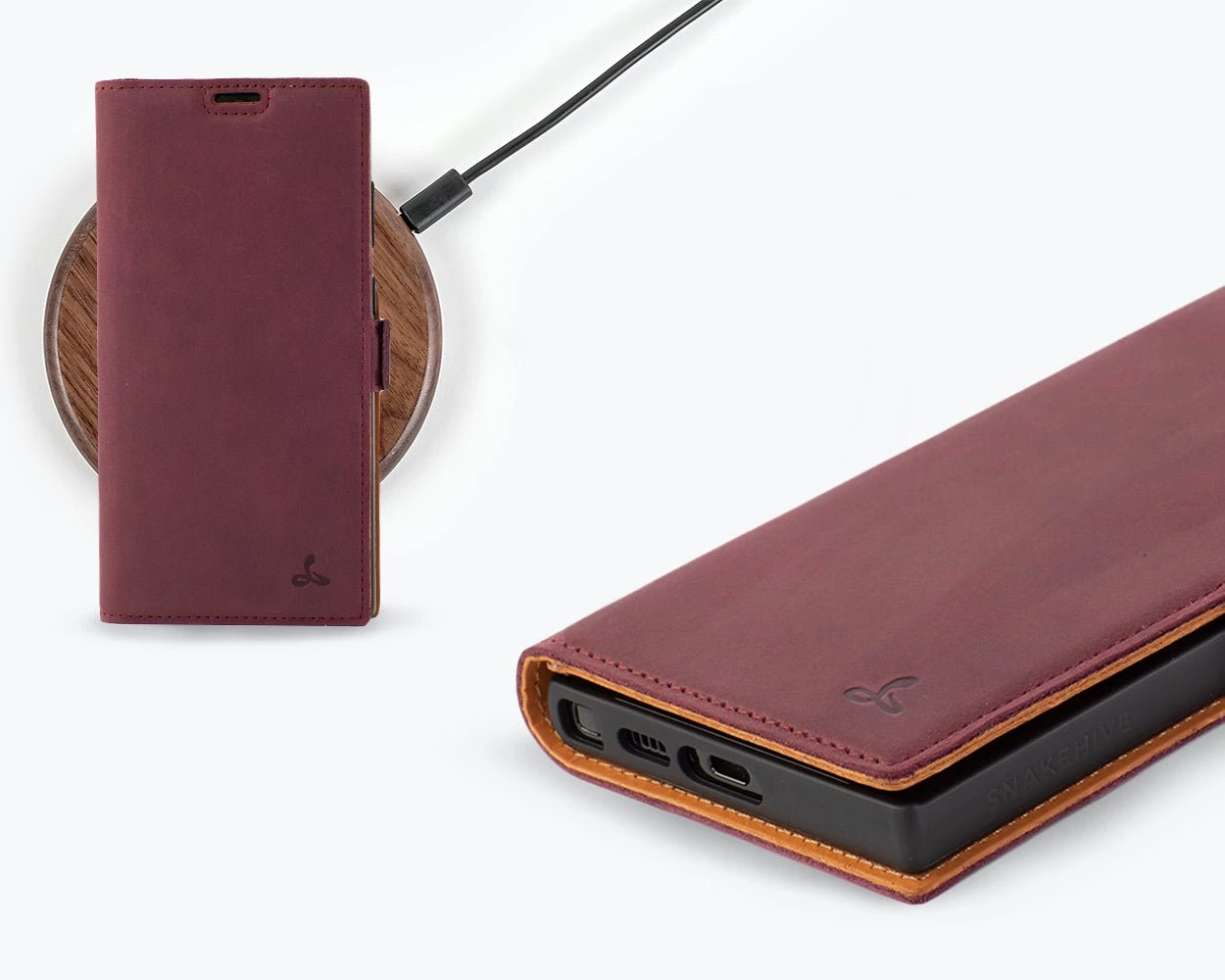 Samsung Galaxy S24 Ultra - Vintage Leather Wallet Phone Case (Side Clasp) 16 Samsung Galaxy S24 Ultra - Vintage Leather Wallet Phone Case (Side Clasp) - Image 16