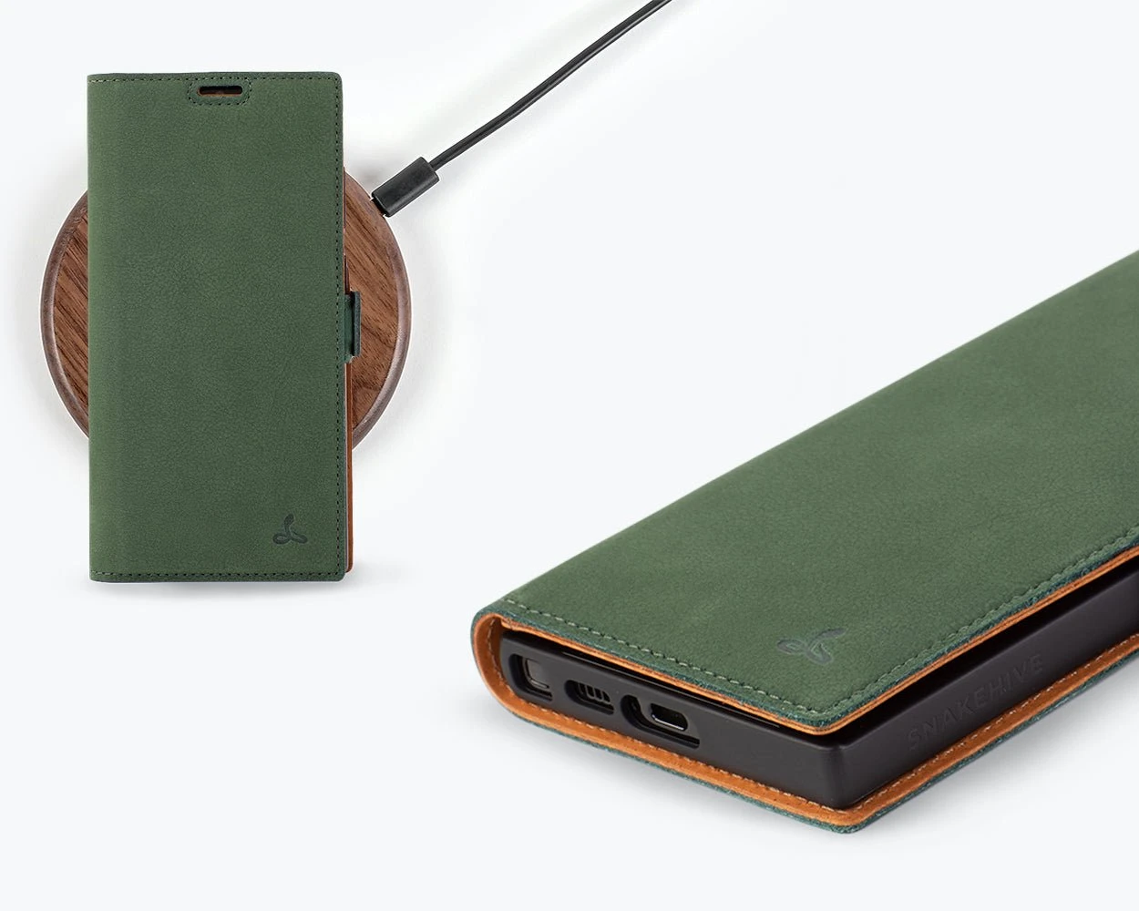 Samsung Galaxy S24 Ultra - Vintage Leather Wallet Phone Case (Side Clasp) 19 Samsung Galaxy S24 Ultra - Vintage Leather Wallet Phone Case (Side Clasp) - Image 19