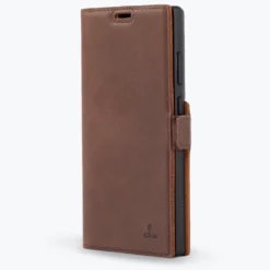 Samsung Galaxy S24 Ultra - Vintage Leather Wallet Phone Case (Side Clasp)