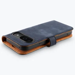 Google Pixel 9 Pro - Vintage Leather Wallet Phone Case -Union Store studio 17509 flatlay back 1