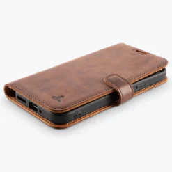 Google Pixel 9 Pro XL - Vintage Leather Wallet Phone Case 33 Google Pixel 9 Pro XL - Vintage Leather Wallet Phone Case -Union Store studio 17514 flatlay front 1