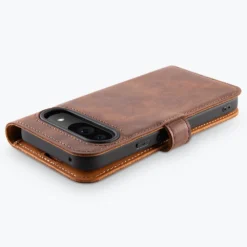 Google Pixel 9 Pro XL - Vintage Leather Wallet Phone Case 30 Google Pixel 9 Pro XL - Vintage Leather Wallet Phone Case -Union Store studio 17515 flatlay back
